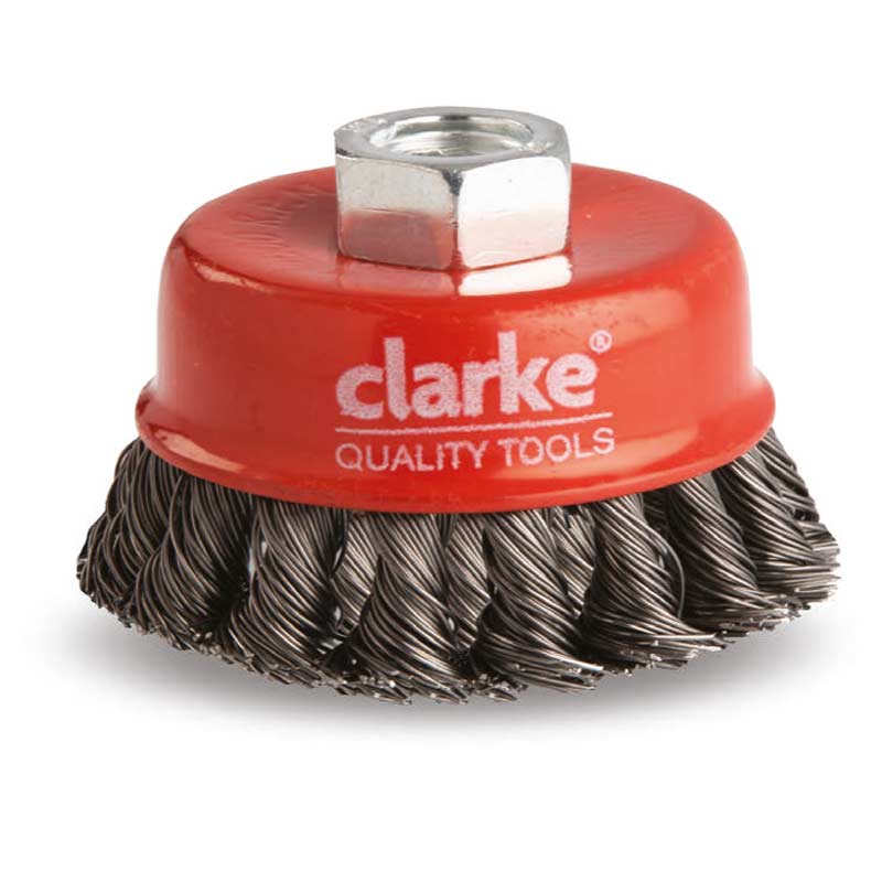 Buy Clarke Industrial ToolsCup Wire Brushes Twisted Tools Online At
