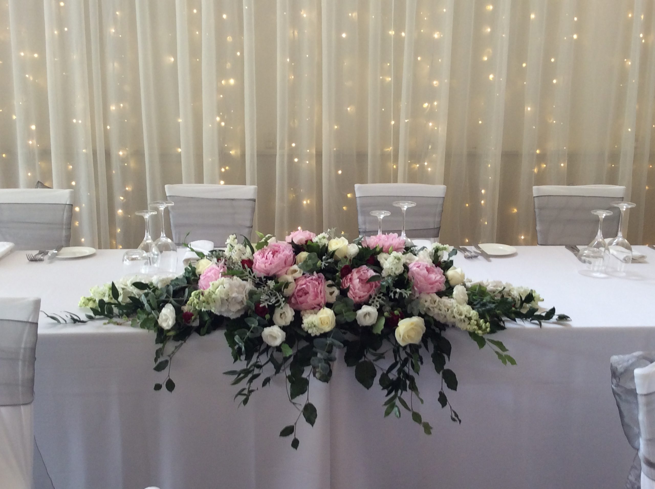 Wedding Bridal Table Arrangement Flower Wholesalers Takapuna