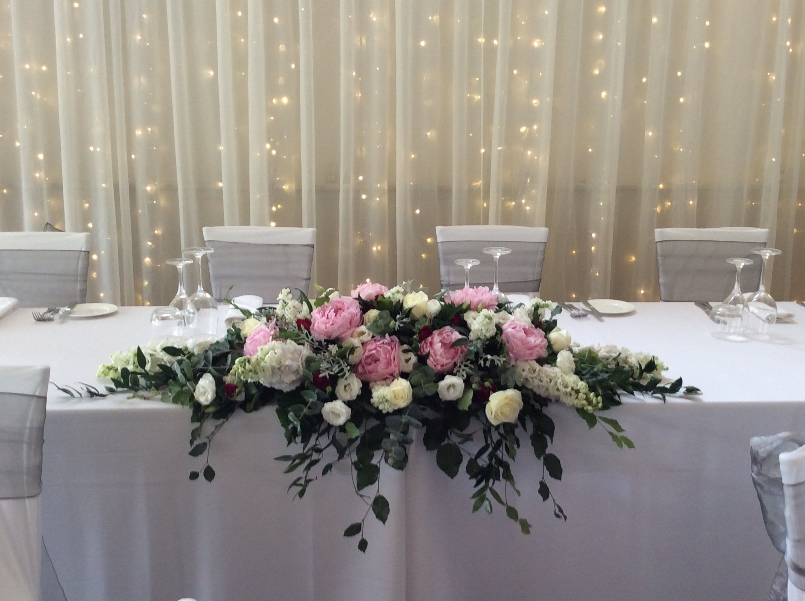 Wedding Bridal Table Arrangement Flower Wholesalers Takapuna