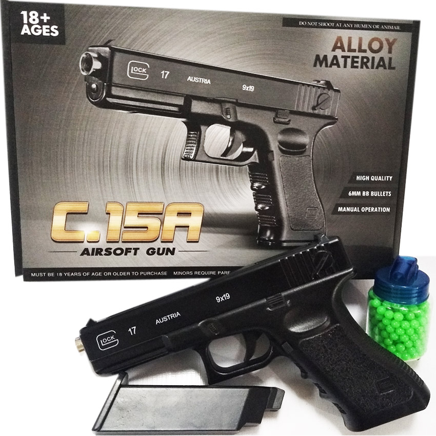 Airsoft Guns Airsoft toy gun C.15A was sold for R360.00 on 14 Dec at