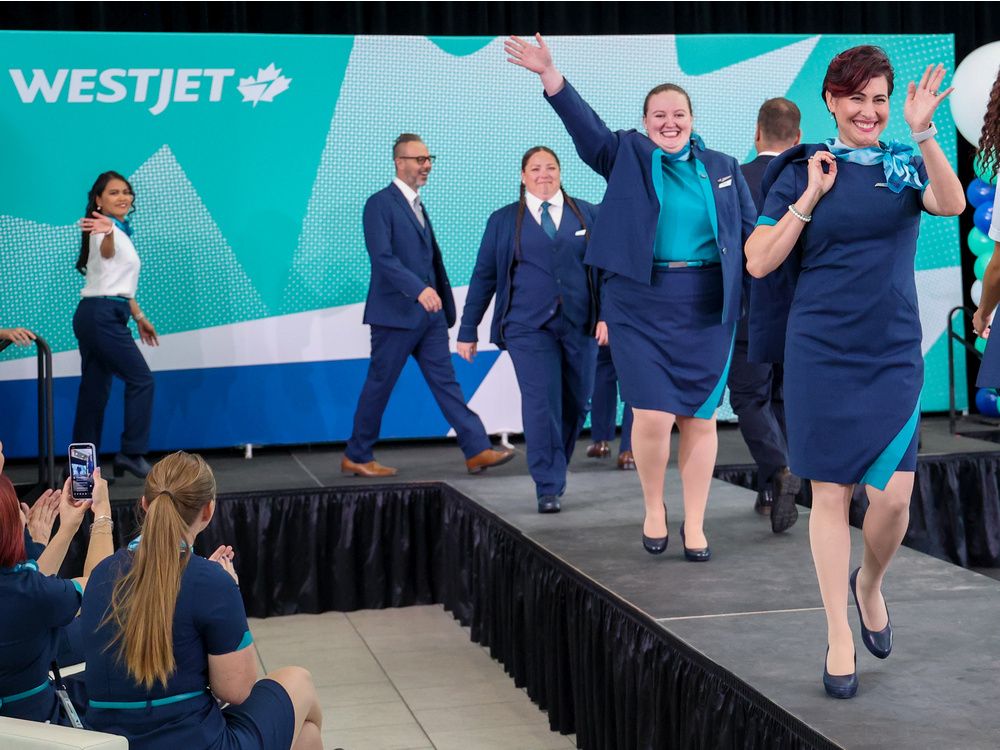 Calgarybased WestJet launched genderneutral uniforms , will also
