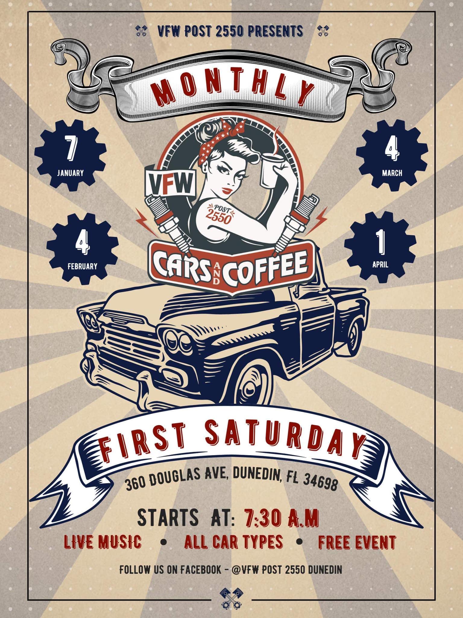 Dunedin Cars and Coffee FLA Car Shows