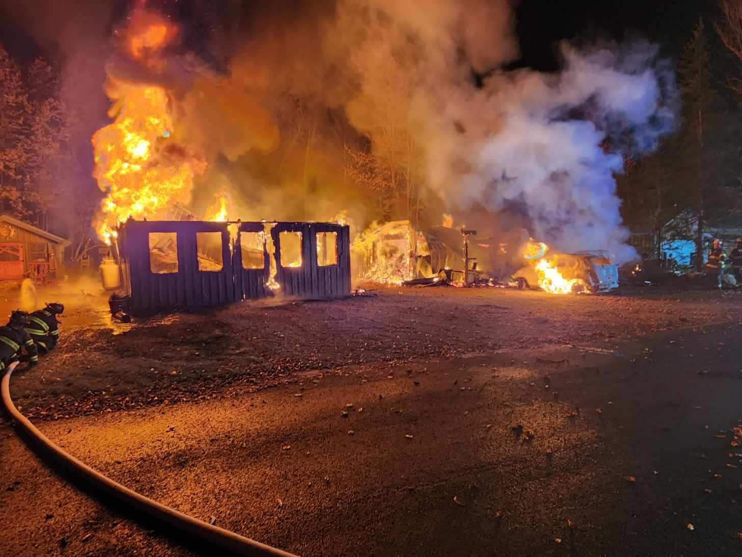 Flack Broadcasting Numerous fire departments called to town of Ohio