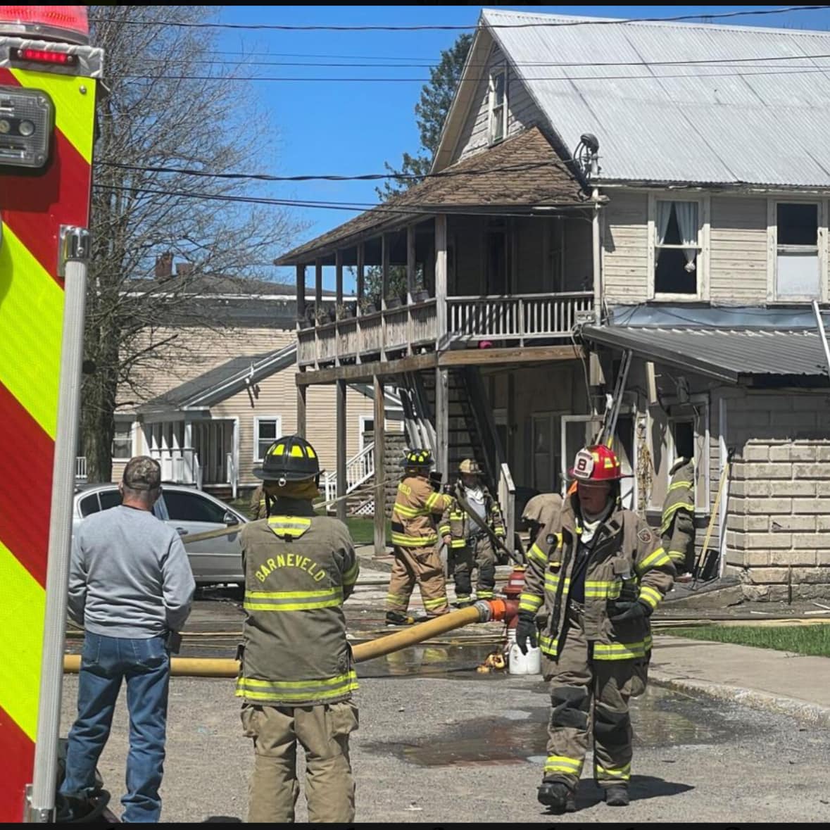 Flack Broadcasting Firefighters respond to kitchen fire in Remsen