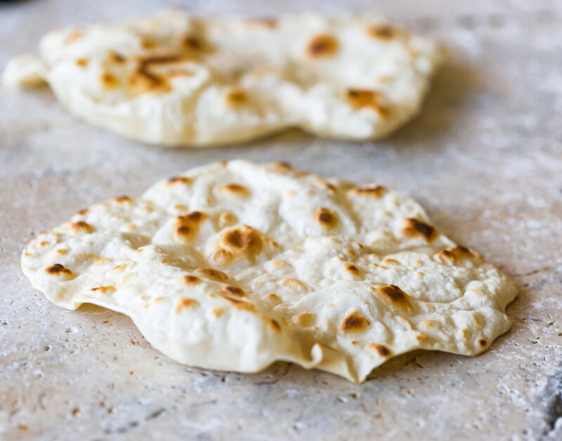 Homemade Flatbread Flour and water
