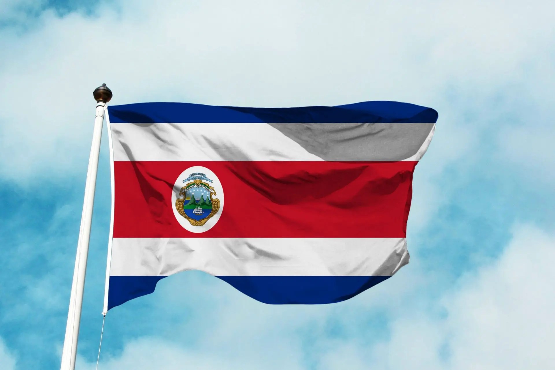 Costa Rica Flagge Flaggen Laden