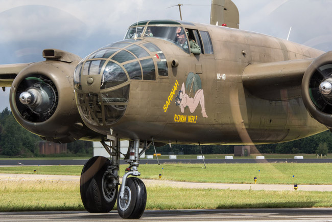 Legendary B25 Bomber Among Two Dozen Aircraft at Flagler Airport's