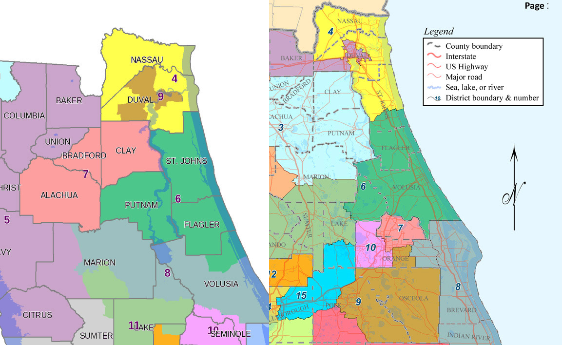 Flagler's Congressional District Would Lose Putnam and Most of St