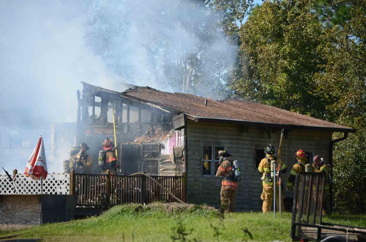 County Line Bar in The Mondex Burns in Mysterious Morning Fire; No