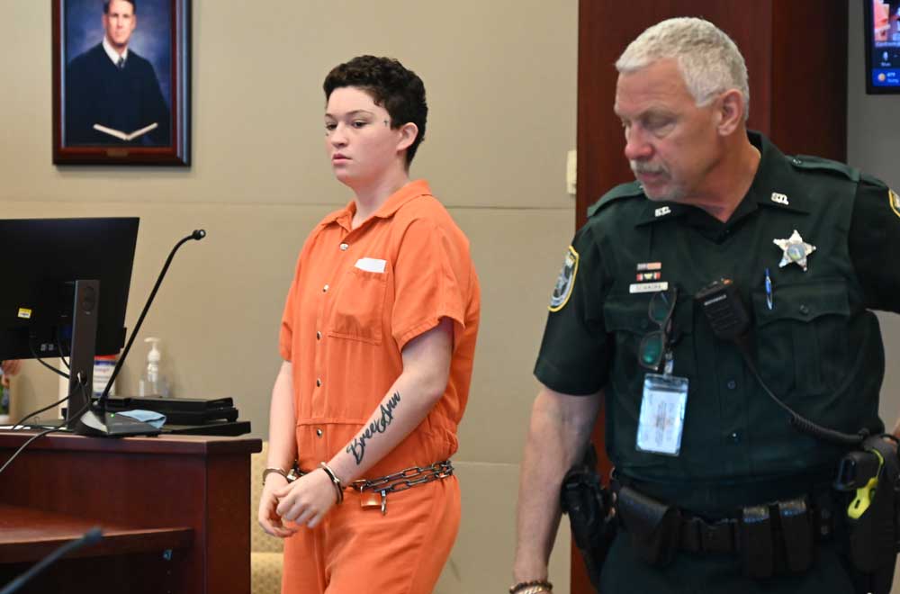 Judge Almost Doubles Bond on Gabriella Alo, Defendant in Brazen Flagler Beach Attack FlaglerLive