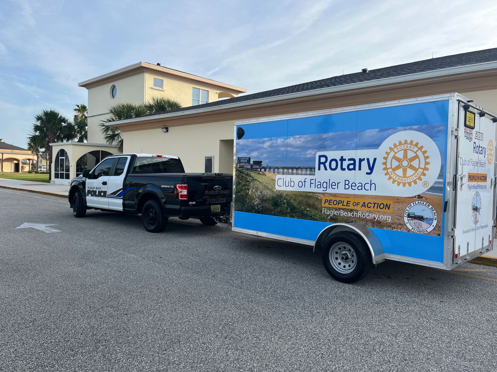 Flagler Beach Rotary Buys City Police a 10,000 Emergency Response