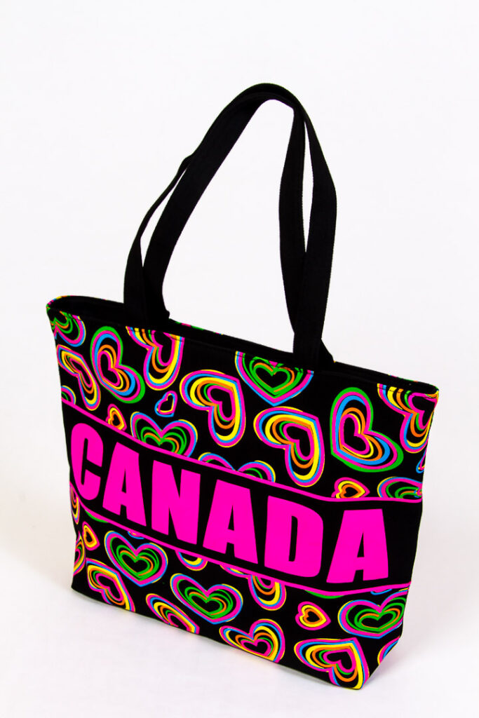 Canada Canvas Bag Flag Matrix