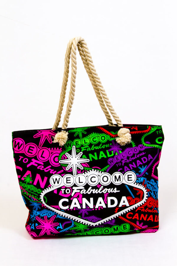 Canada Canvas Bag Flag Matrix