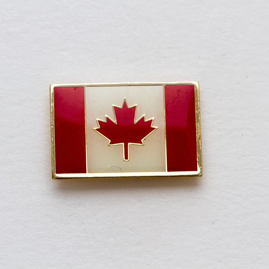 Canada Lapel Pin (Square) Flag Matrix