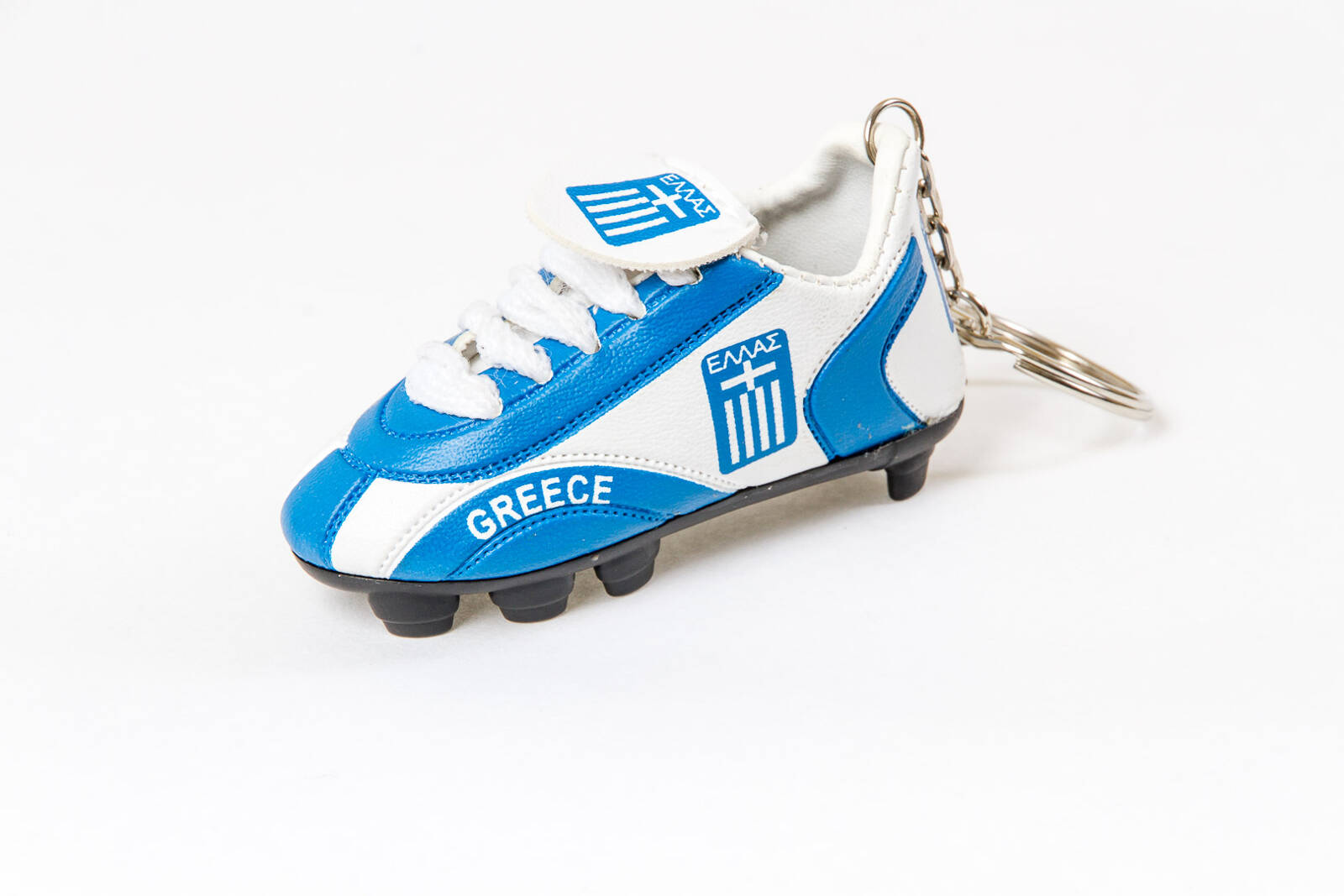 Greece Soccer Shoe Keychain Flag Matrix