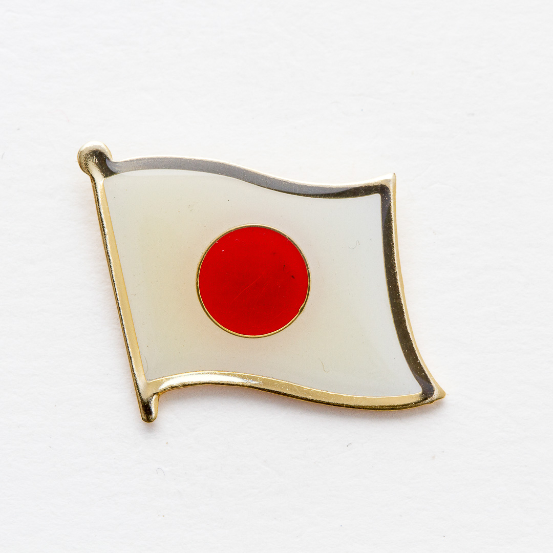 Japan Lapel Pin Flag Matrix