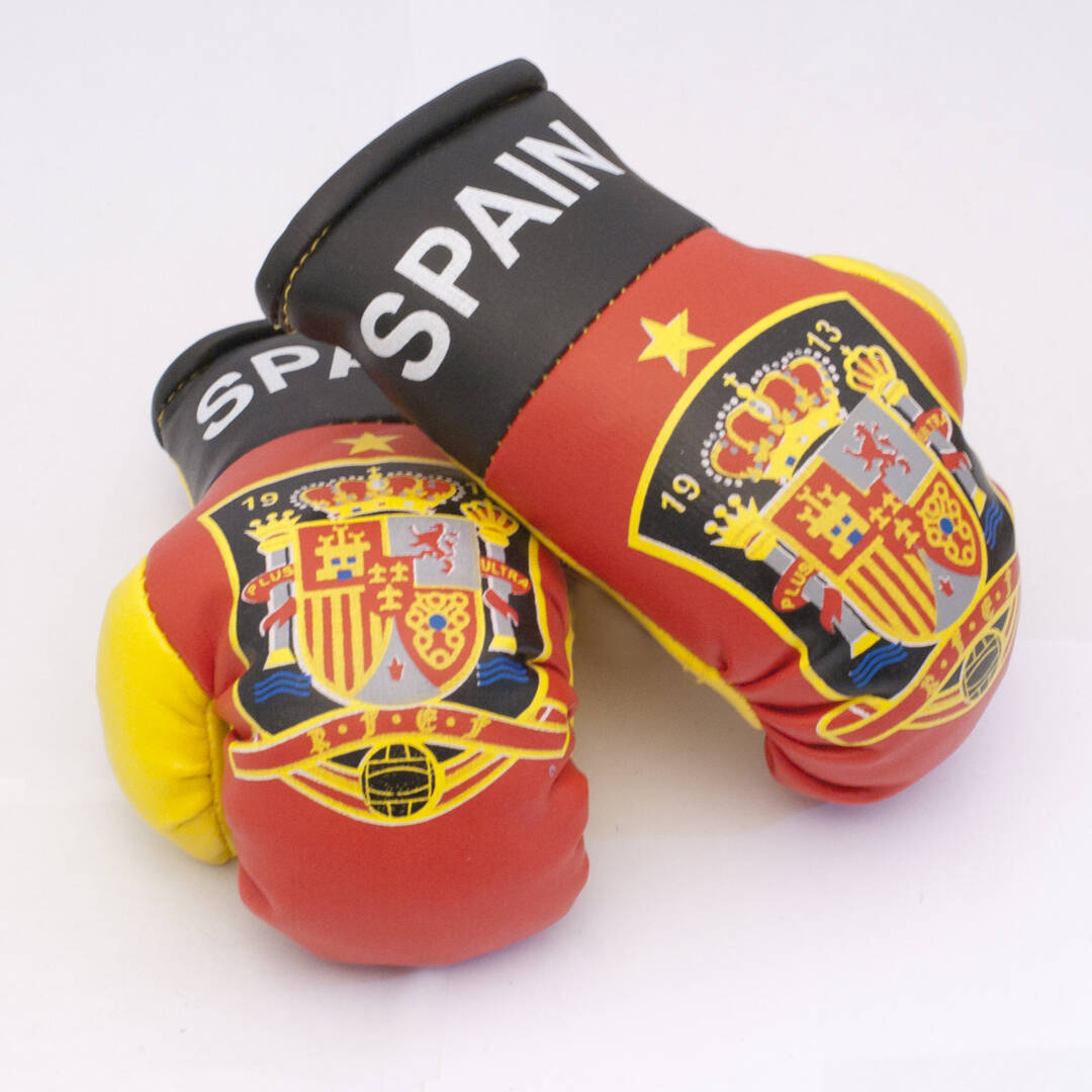 Spain Boxing Gloves Flag Matrix