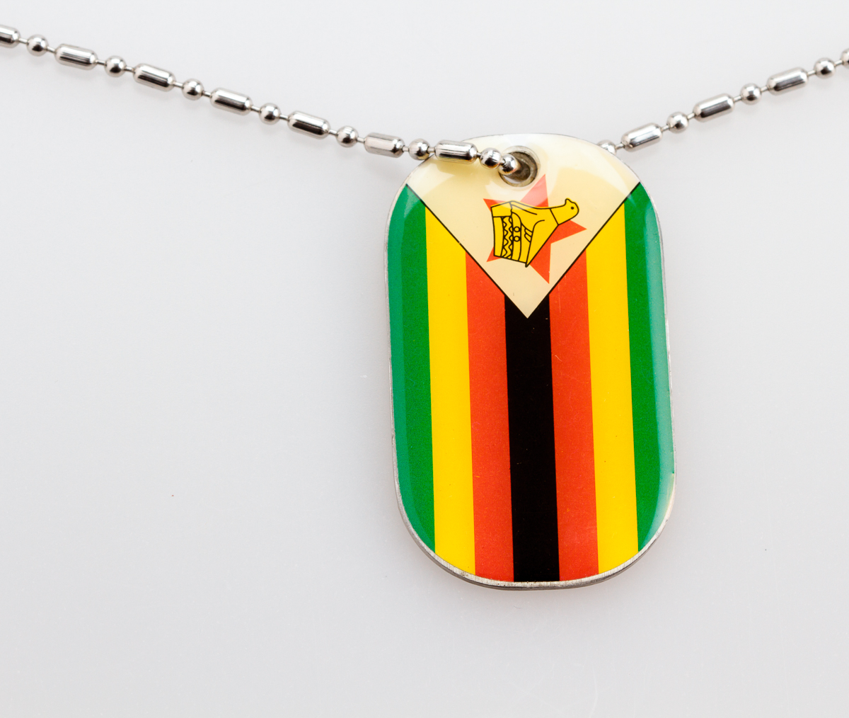 Zimbabwe Dog Tag Flag Matrix