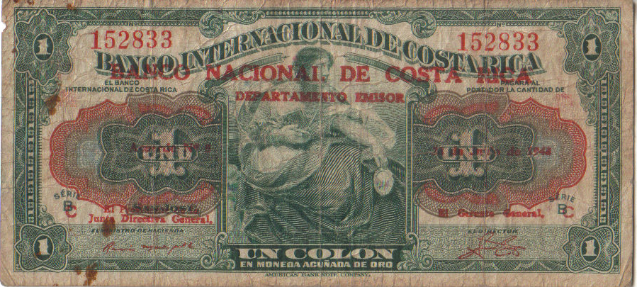 Costa Rican colón currency Flags of countries
