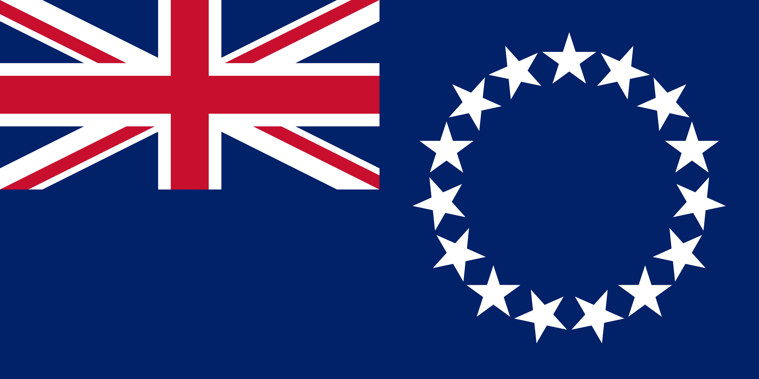 Flag of the Cook Islands 🇨🇰, image & brief history of the flag