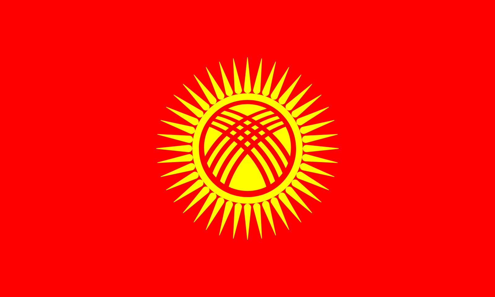 Flag of Kyrgyzstan