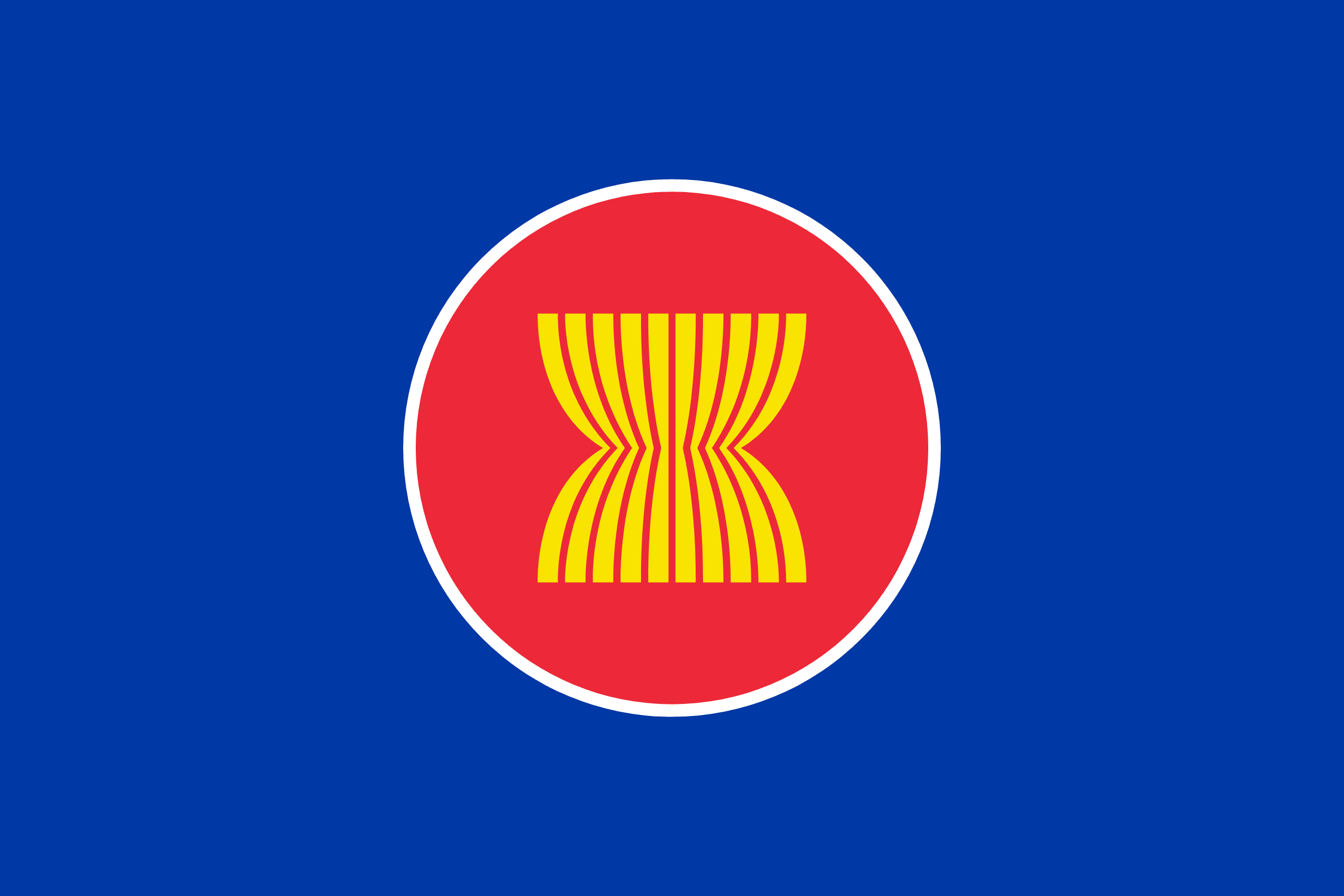 Flag of Association of Southeast Asian Nations & flags of