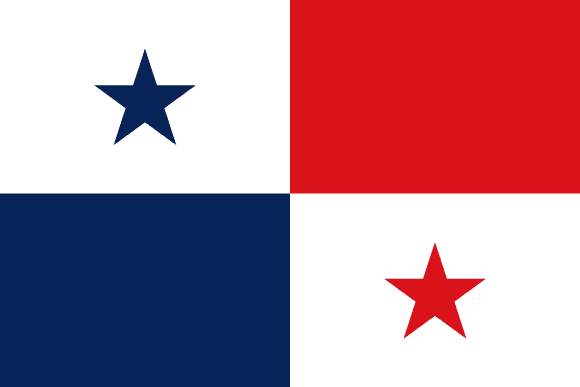 Panama Flaggen der Länder