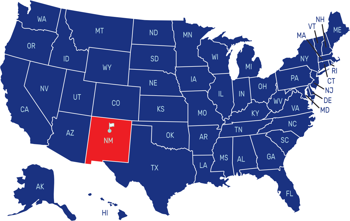 State flag of New Mexico Flagsbook
