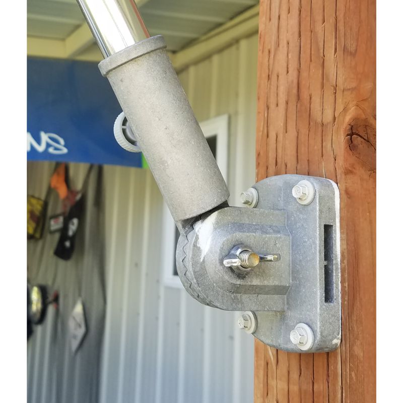 US Flag w/ 6' Free Spin Aluminum Pole Kit (pole, bracket & flag