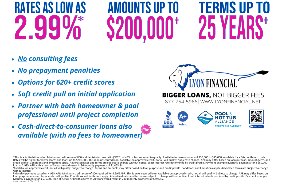 Lyon Financial Flagstone Pools Tampa Bay, FL