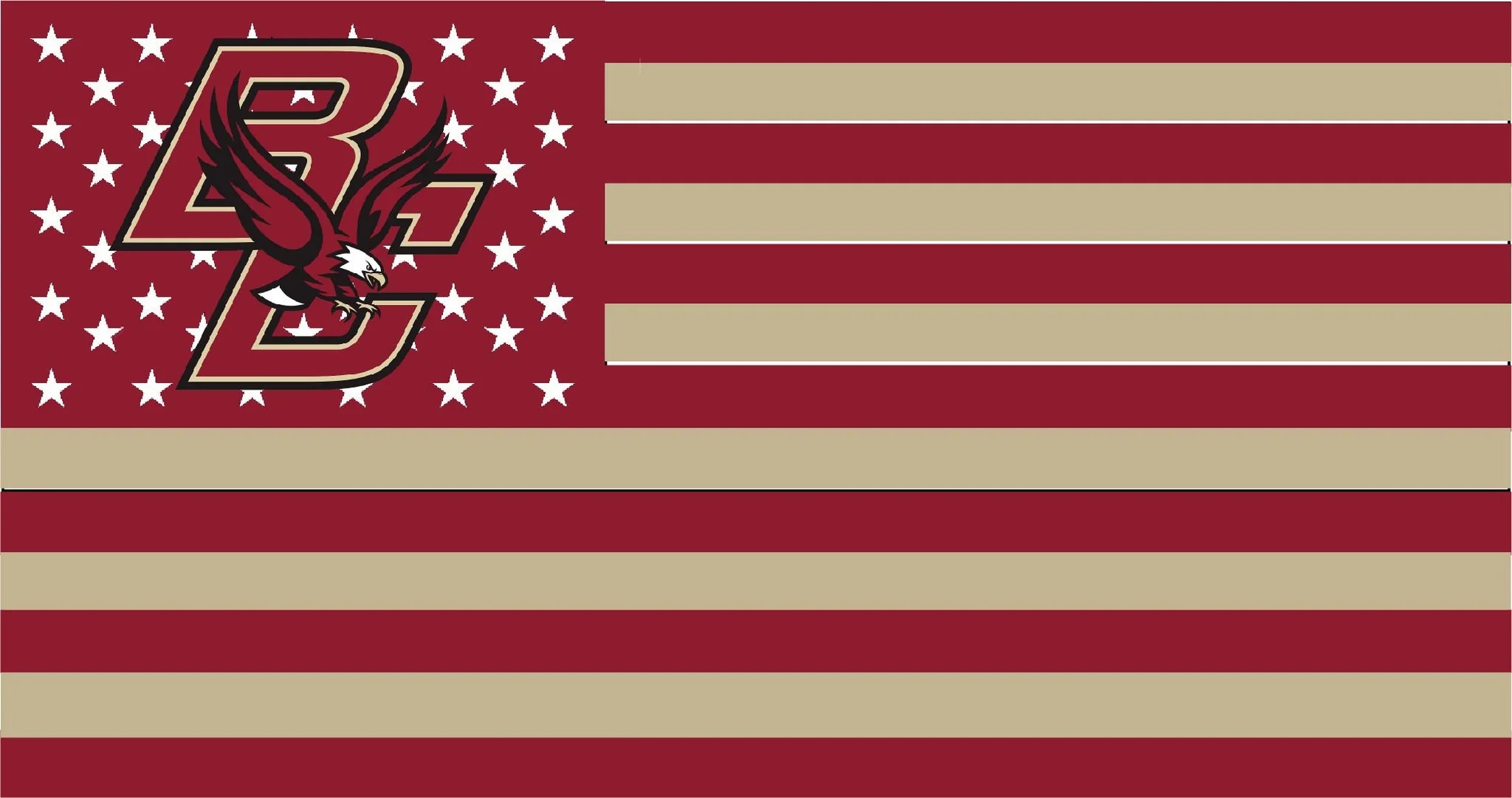 Boston College American Flag Flags University