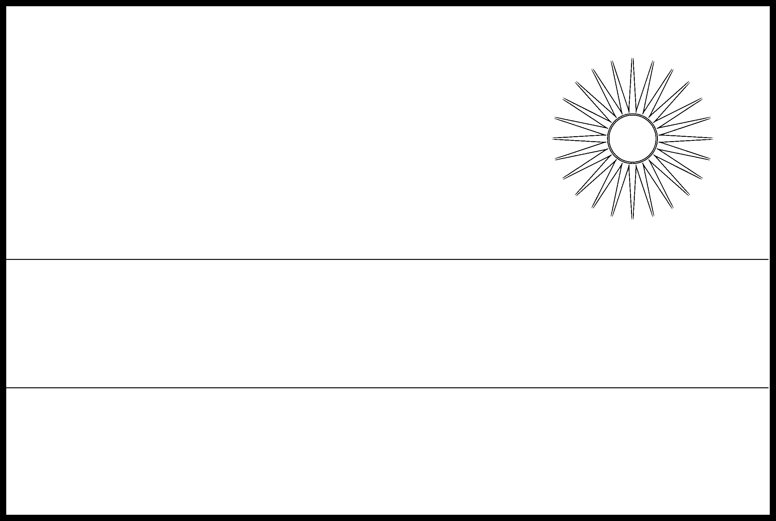 Rwanda Flag Colouring Page Flags Web