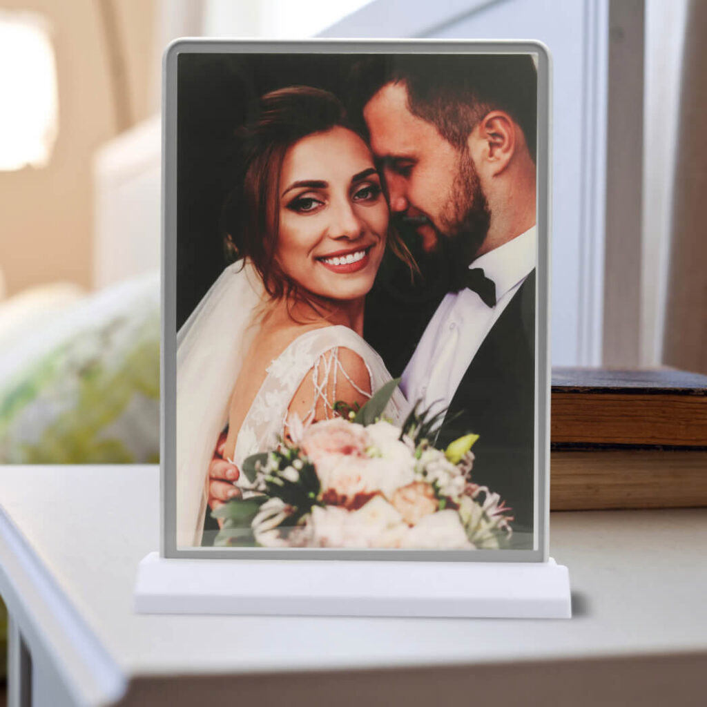 DoubleSided Table Top LED Picture Frame Flaipixels
