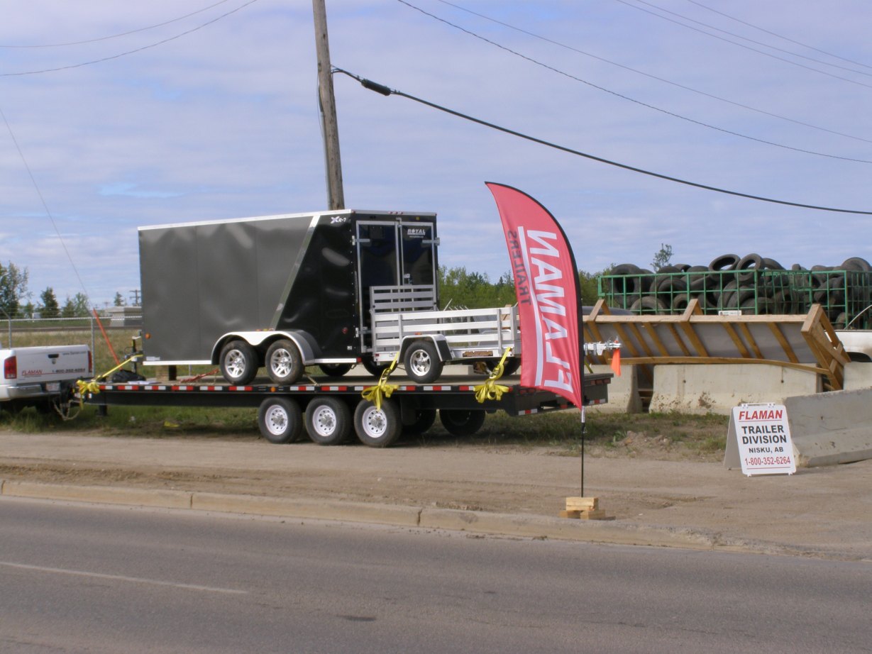 Flaman Trailers takes to the road! Flaman Equipment Rental