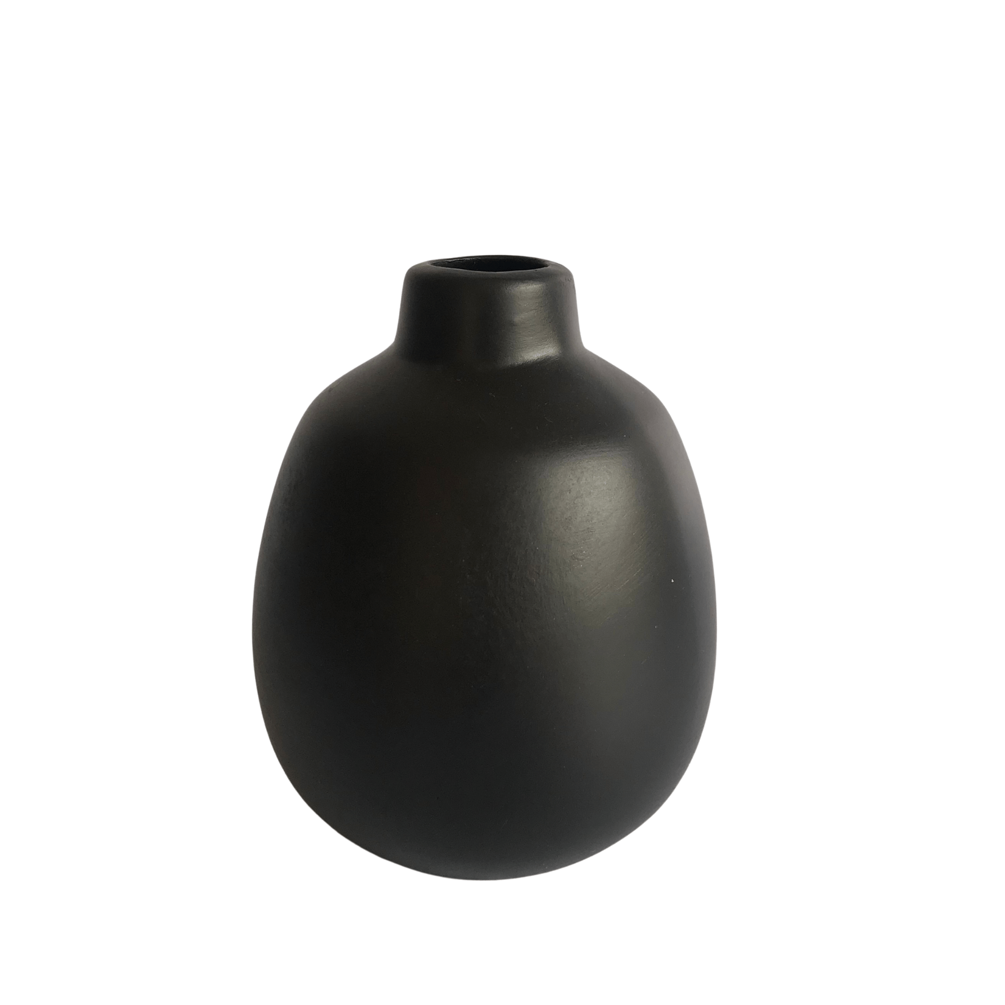 Black Bud Vase Flamboijant Decor Hire