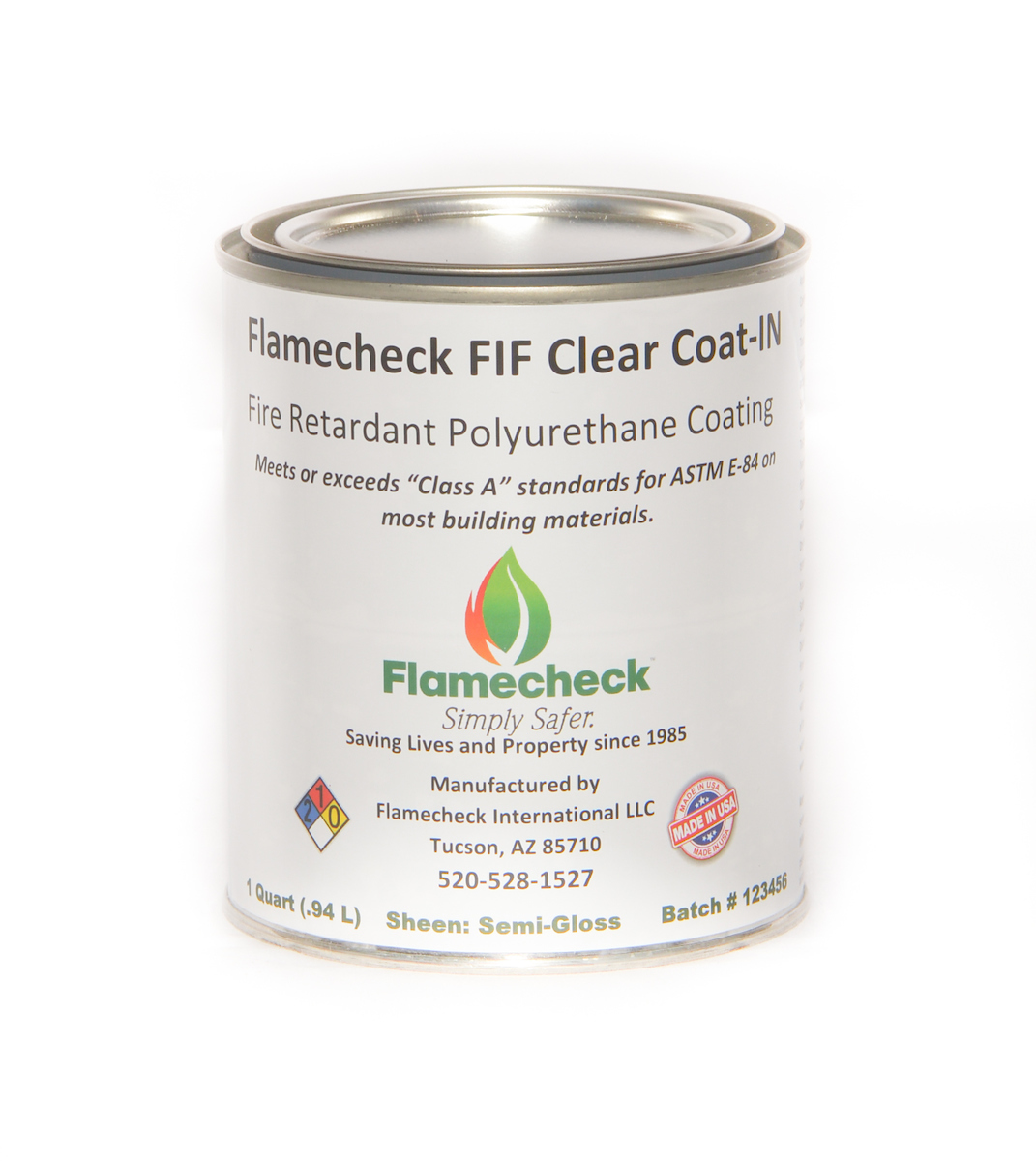 FIF Clear CoatIN Flamecheck Fire Retardant