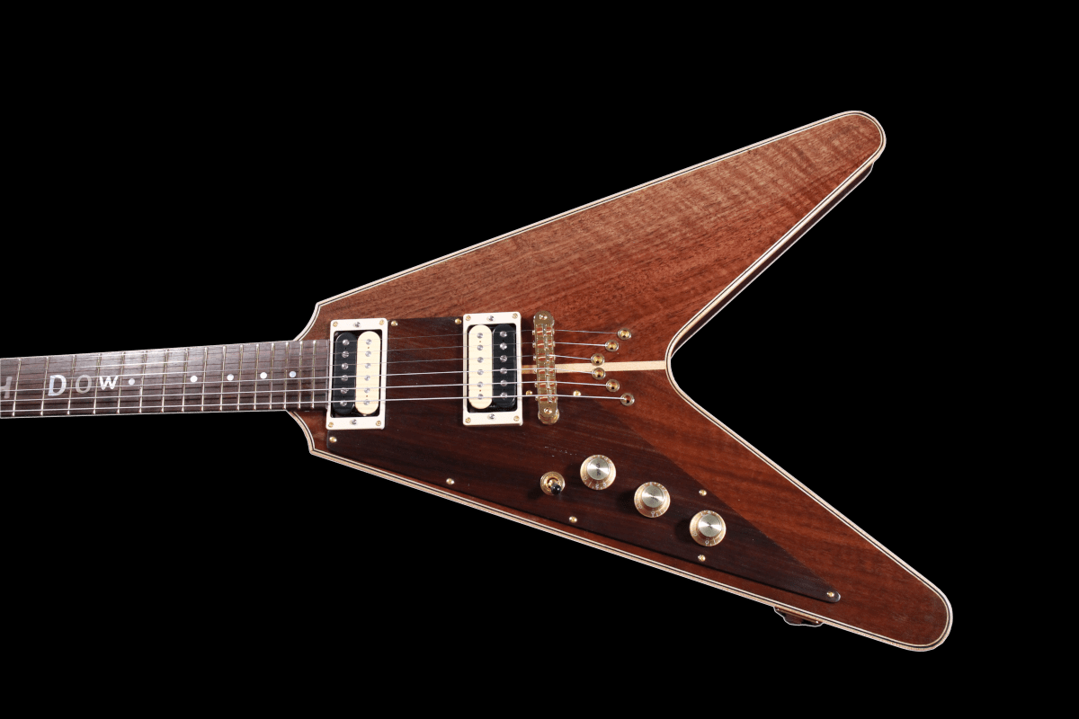 Flame Guitars V Style Guitar Flame Guitars