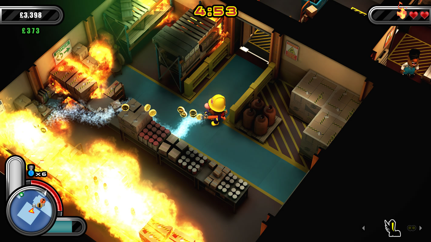 Flame Over Firefighting Game on PS Vita, PS4 and Steam for PC