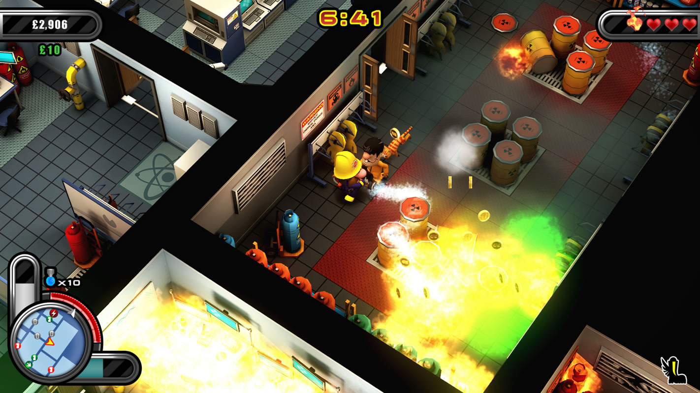 Flame Over Firefighting Game on PS Vita, PS4 and Steam for PC