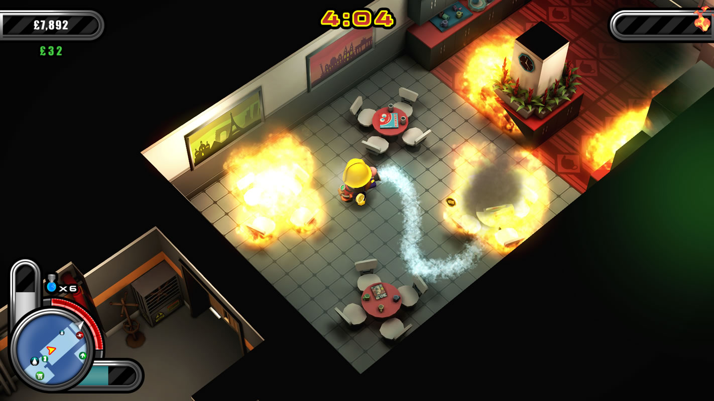 Flame Over Firefighting Game on PS Vita, PS4 and Steam for PC
