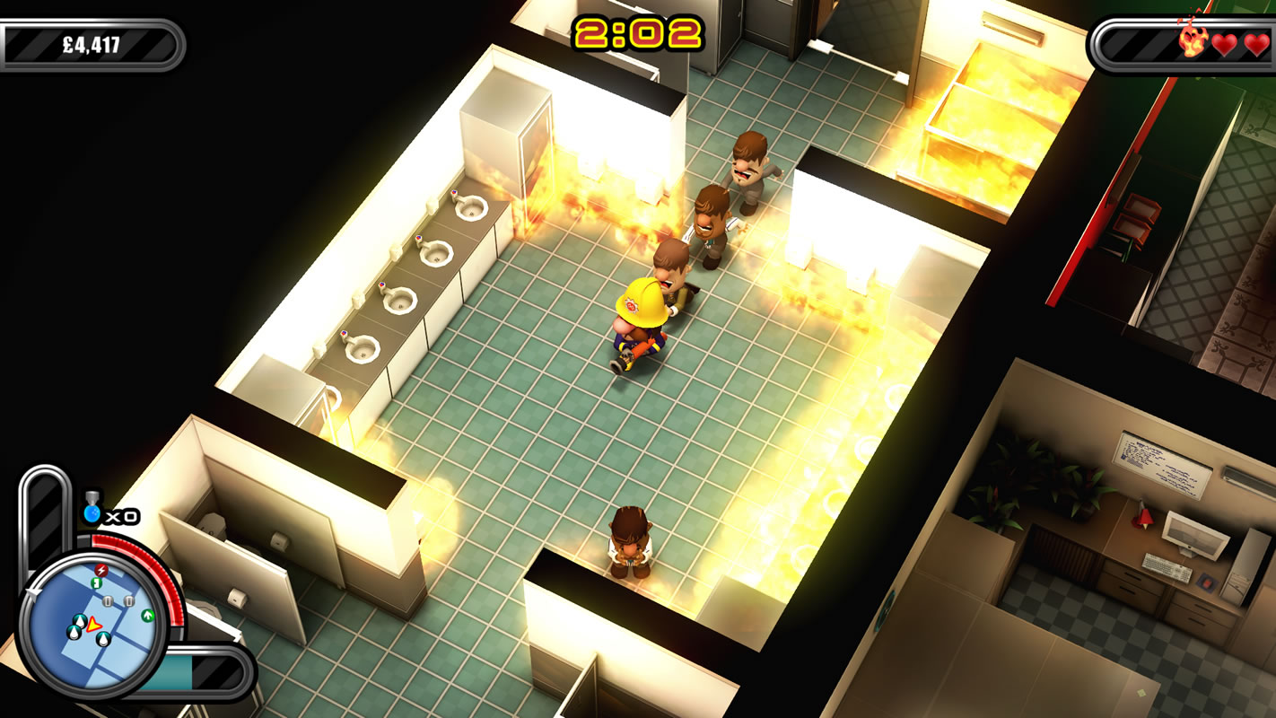 Flame Over Firefighting Game on PS Vita, PS4 and Steam for PC