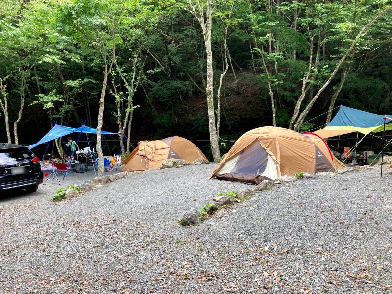 山伏オートキャンプ場は川沿いのサイトが多く満足度の高いキャンプ場です！ フラミン子Blog