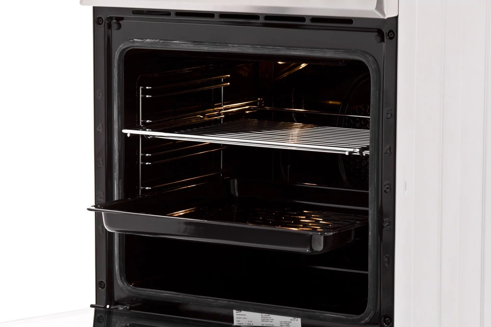 Beko Cooker 50cm Dual Fuel S/Steel Flamingo Malta