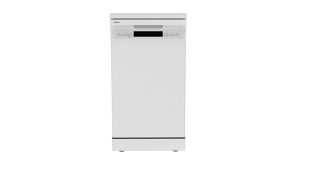 Midea 45cm Dishwasher 10 Place Settings Free Standing White Flamingo