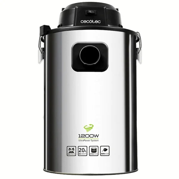 Cecotec Conga PowerAsh 1200 Steel Pellet Ash Vacuum Cleaner Flamingo