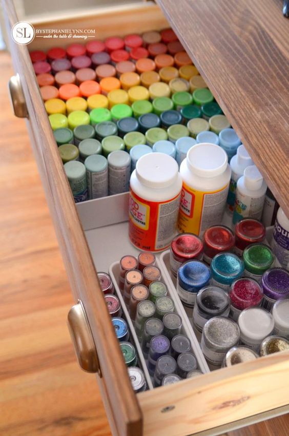 Paint Storage Ideas and Organization
