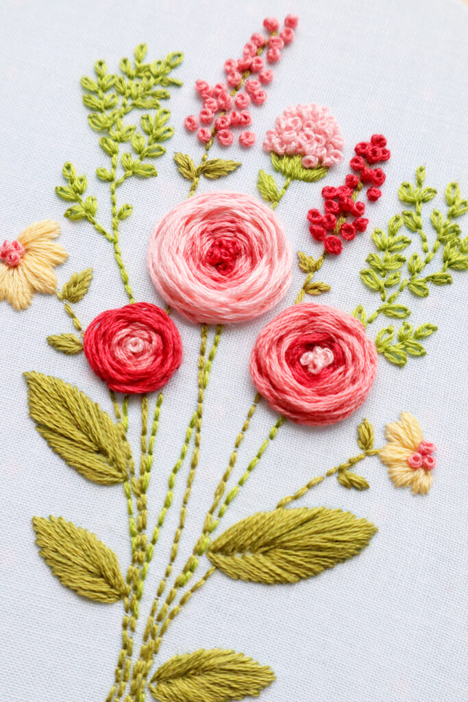 Embroidery Basics Woven Roses