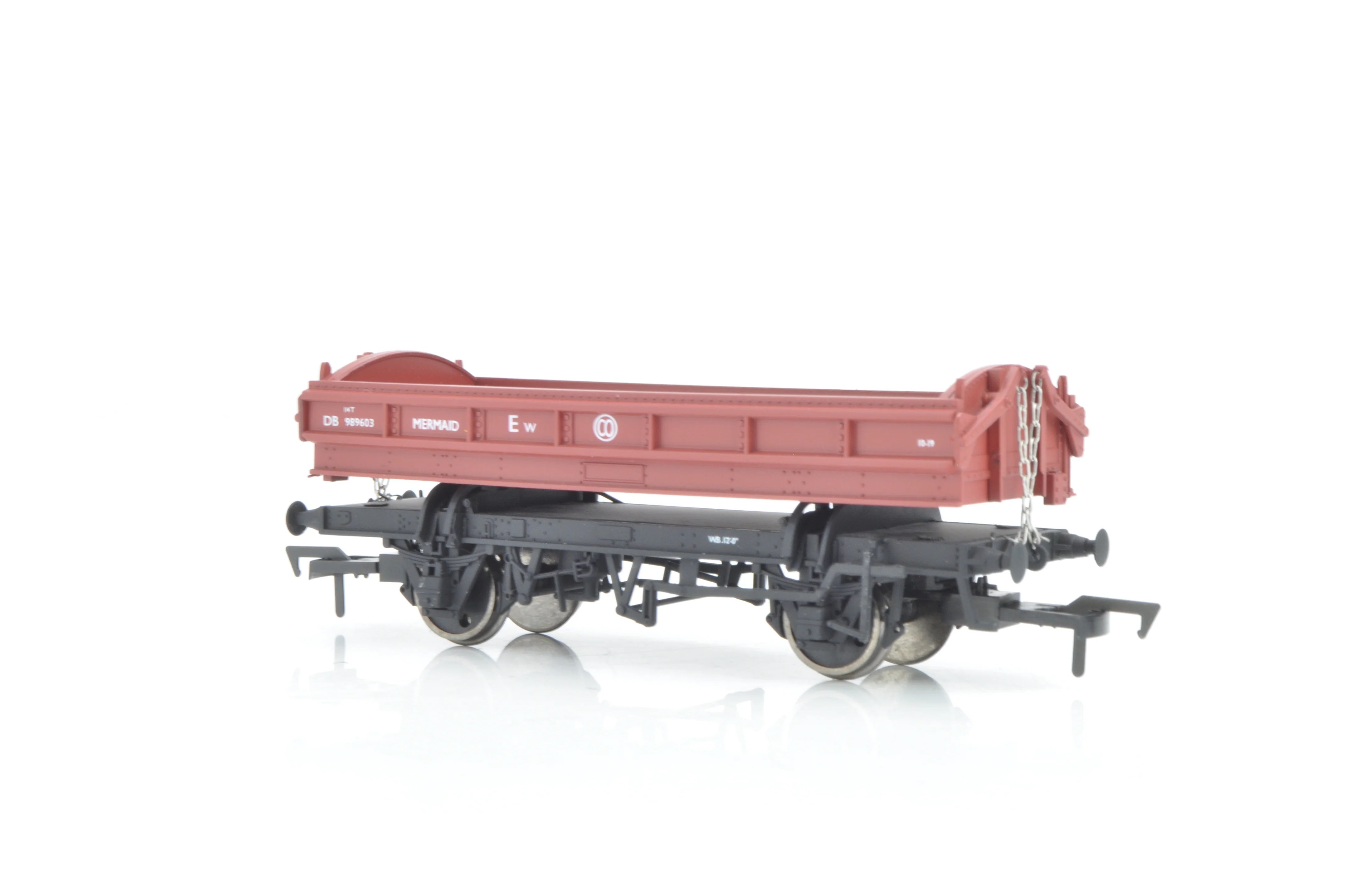Flangeway 4mm OO Gauge ME13 BR Gulf Red Mermaid Ballast Wagon DB989603