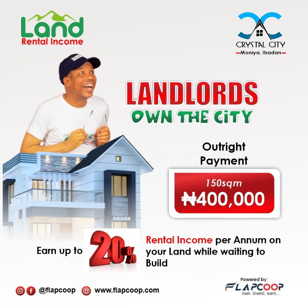 Land Rental Crystal City Ibadan FLAP Multipurpose Cooperative