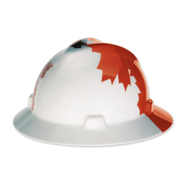 MSA 10052945 Canadian Freedom Series VGard Full Brim Hard Hat